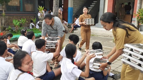 Pemkab Gianyar Pantau Program Makan Bergizi Gratis di 2 Sekolah