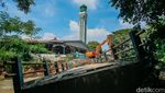 Penampakan Jembatan Kampung di Tambun-Cibitung Putus Diterjang Arus Kali