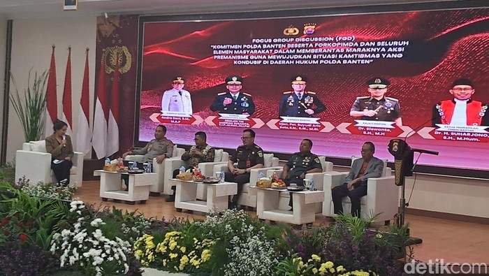 Polda Benten gelar FGD bersama Forkopimda hingga ormas cegah aksi premanisme