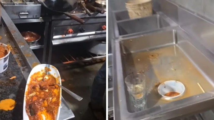 Resto Ini Ketahuan Simpan Makanan Busuk dan Dapurnya Penuh Kecoak