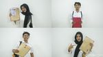 Semangat Pemuda Bekasi Cari Loker, Diantar Ortu-Dipayungi Pacar