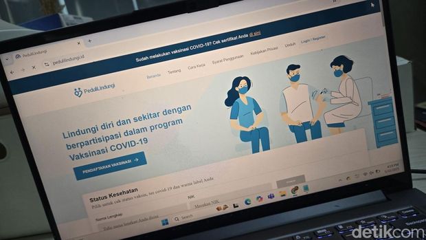 Situs PeduliLindungi.id Sudah Normal Setelah Diblokir