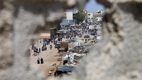 Menurut data terbaru Kementerian Kesehatan Gaza, sedikitnya 3.613 orang tewas akibat serangan-serangan Israel di wilayah tersebut sejak operasi militer kembali dilanjutkan. REUTERS/Hatem Khaled