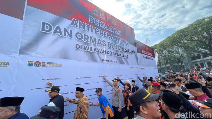 Deklarasi antipremanisme dan ormas bermasalah di Kota Malang