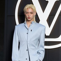 Felix Stray Kids selama ini lekat dengan imej androgini. Personel yang lahir dan besar di Australia itu dianggap cantik sekaligus tampan. Ia juga memiliki fitur wajah yang lembut seperti anime.Foto: Getty Images