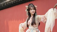 Fuji tampak senang memakai Hanfu. (Foto: dok Instagram)