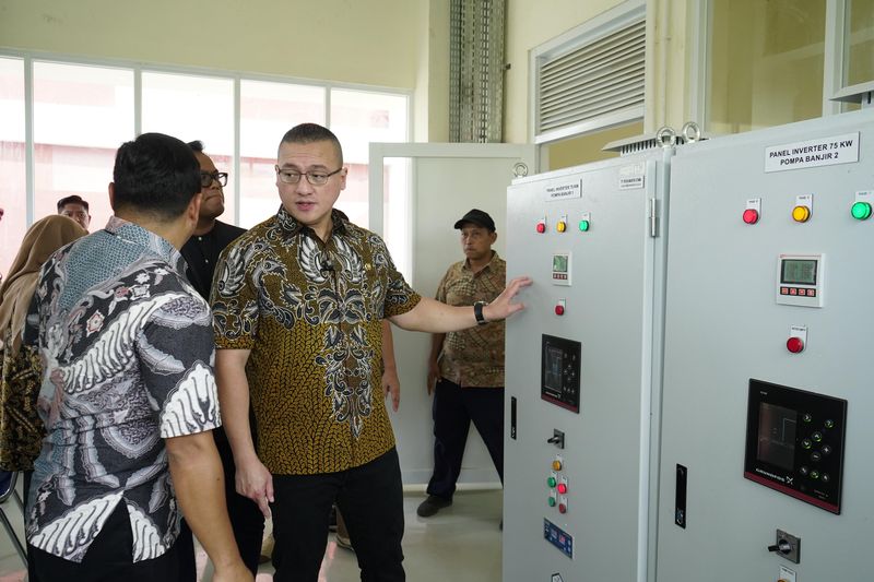 Anggota DPRD DKI Jakarta, Fraksi PDI Perjuangan Hardiyanto Kenneth Kembali Resmikan Rumah Pompa Baru Di Duri Kepa, Kebon Jeruk Jakarta Barat