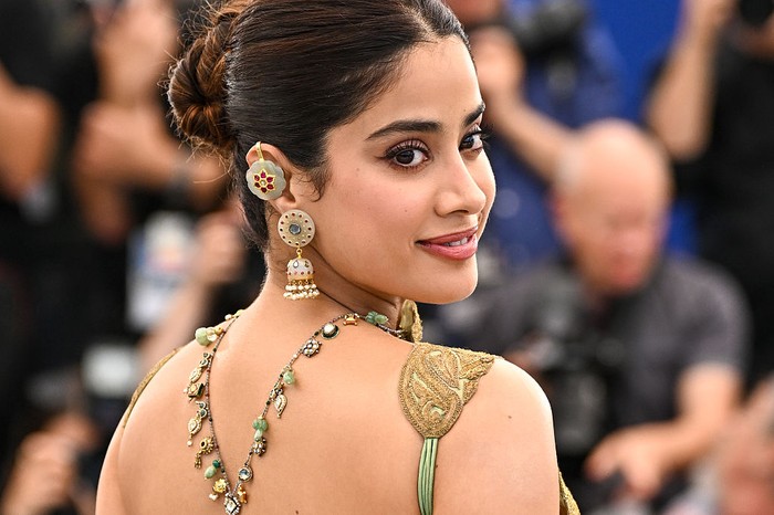 CANNES, FRANCE - MAY 21: Janhvi Kapoor during the 