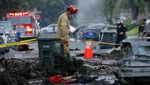 Jet Pribadi Jatuh dan Meledak di Pemukiman Militer San Diego