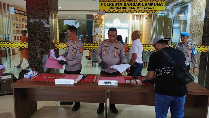 Kapolresta Bandar Lampung, Kombes Alfret Jacob Tilukay.