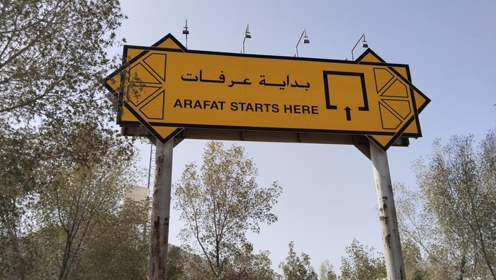 Kegiatan Wukuf di Arafah. (Haris/detikcom)