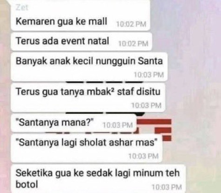 Kumpulan chat kocak warganet