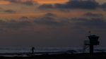 Menikmati Senja di Pantai Cardiff California