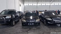 Setelah dihitung nilainya, mobil-mobil itu akan dilelang di Kantor Pelayanan Kekayaan Negara dan Lelang (KPKNL).