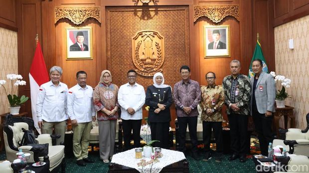 Pertemuan antara Khofifah dan Andra Soni (dok istimewa)