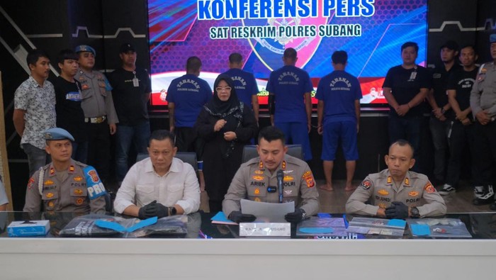 Polisi meringkus 4 preman di Subang