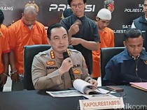 Polrestabes Palembang Ungkap 213 Kasus Selama Operasi Sikat Musi I 2025
