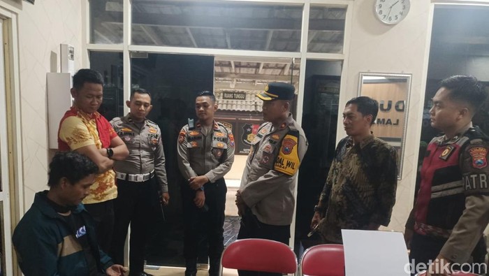 Polsek Babat amankan tersangka yang sempat menjadi bulan-bulanan warga