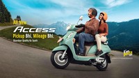 Secara tampilan, Suzuki Access 125 terbaru masih sama seperti model sebelumnya. Kendaraan itu masih mengusung dimensi kompak dengan aksen membulat di hampir seluruh bagian. Pabrikan merancang motor tersebut agak gambot di bagian belakang dengan ukuran roda yang tergolong mungil. Foto: Doc. Suzuki India.