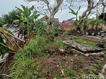 Talut Makam Sepanjang 30 Meter di Kedungwuluh Purwokerto Longsor