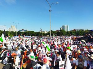 PKS Gelar Aksi Selamatkan Gaza di Kemayoran, Dihadiri Sejumlah Tokoh