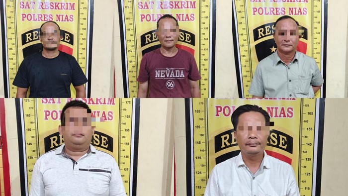 Anggota Ormas yang aniaya warga saat sweeping di hotel Gunungsitol9. (Istimewa)