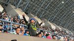 Spanduk Nuhun Tos Juara Deui Sib! Terbentang di Stadion GBLA