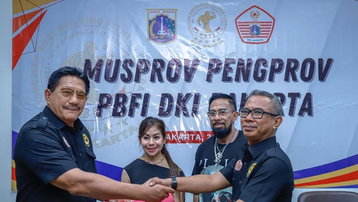 Estepanus Tengko kembali terpilh menjadi Ketua Umum (Ketum) Persatuan Binaraga dan Fitness Indonesia (PBFI) DKI Jakarta untuk periode 2025-2029.