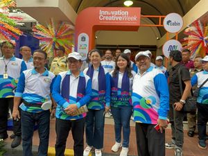 Pramono Anung-Rano Karno Kunjungi Innovation Creative Week di Blok M