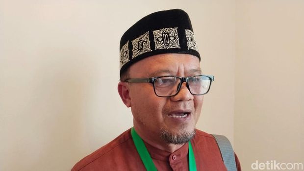 Jemah haji bernama Mahrizal (Haris Fadhil/detikcom)