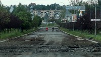 Pokrovsk, kota yang terkepung di wilayah Donetsk, dulunya merupakan rumah bagi tambang batu bara kokas dan sekitar 60.000 orang.