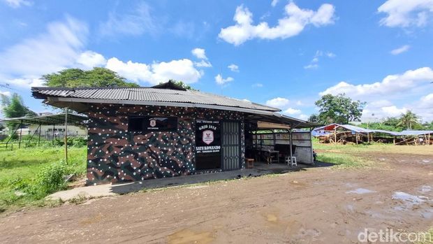 Kondisi terkini lahan BMKG di Tangsel yang diduduki ormas Grib Jaya.