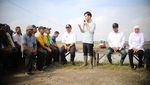 Momen Gibran Bareng Mentan Nyemplung ke Sawah