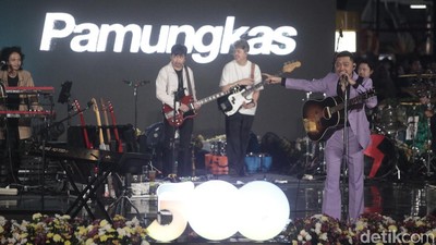 Pamungkas Tampil Menghibur di Pencanangan HUT Ke-498 Jakarta