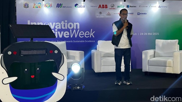 Pemprov Jakarta bekerja sama dengan PT MRT Jakarta menggelar acara bertajuk Innovation Creative Week 2025. Kegiatan ini digelar di Blok M Hub, Jakarta Selatan. (Rumondang/detikcom)