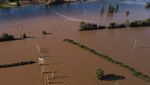 Penampakan dari Udara Banjir Besar Terjang Australia