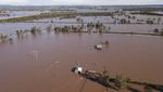Penampakan dari Udara Banjir Besar Terjang Australia