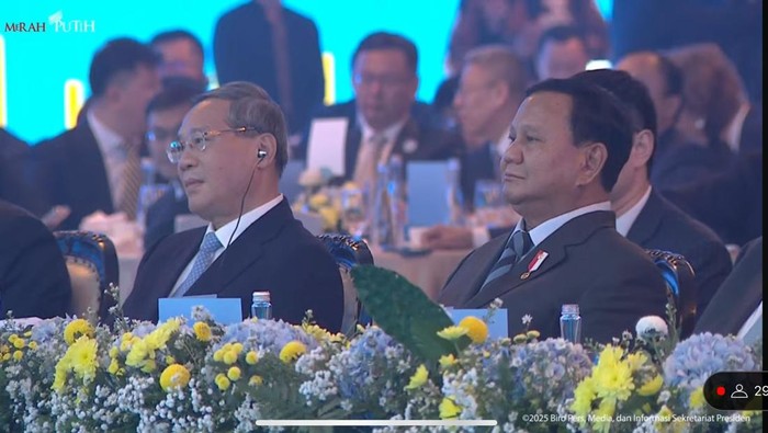 Prabowo dan PM Li Qiang hadiri Indonesia-China Business Reception 2025