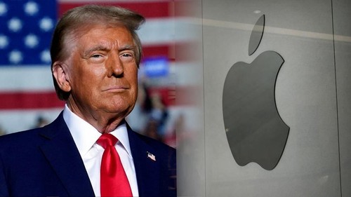 Presiden Amerika Serikat (AS) Donald Trump mengancam Apple dengan tarif 25 persen jika iPhone yang dijual di Amerika Serikat tidak dibuat di negara tersebut.