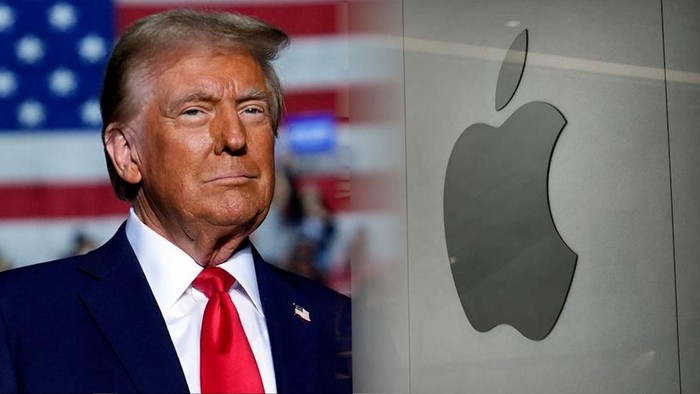 Presiden Amerika Serikat (AS) Donald Trump mengancam Apple dengan tarif 25 persen jika iPhone yang dijual di Amerika Serikat tidak dibuat di negara tersebut.