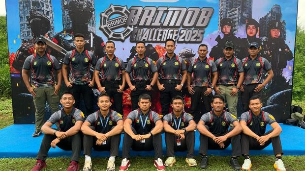 Satuan Brimob Polda Metro Jaya menorehkan sejumlah prestasi dalam Brimob Challenge 2025. (dok Istimea)