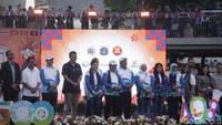 Pencanangan HUT Ke-498 Kota Jakarta Berkolaborasi dengan detikcom yang didukung oleh MRT Jakarta, Transjakarta, PAM Jaya dan PT Bank DKI.