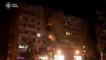 Gedung-Gedung Apartemen Ukraina Rusak Dihantam Drone Rusia