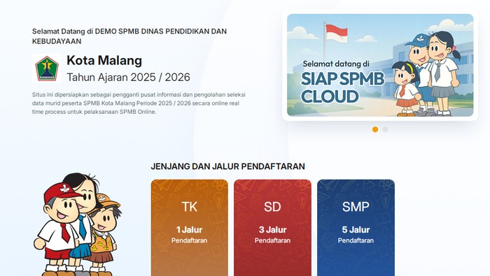 SPMB Kota Malang Periode 2025 / 2026