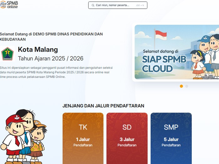SPMB Kota Malang Periode 2025 / 2026