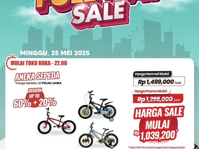 Transmart Full Day Sale-Sepeda
