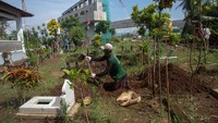 Tampak di lokasi pada Minggu (25/5), pekerja terlihat menggali makam dengan cermat. Jasad yang dipindahkan kemudian dipindahkan ke lokasi pemakaman baru yang telah disiapkan.