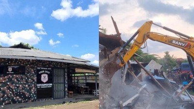 Before-After Posko GRIB di Lahan BMKG yang Akhirnya Dibongkar