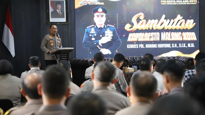 Kapolresta Malang Kota Kombes Nanang Haryono.