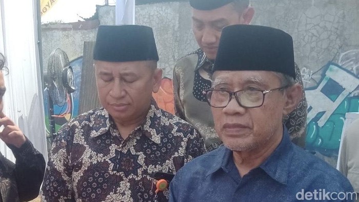 Ketua Umum PP Muhammadiyah, Haedar Nashir di Kasihan, Bantul, Minggu (25/5/2025).